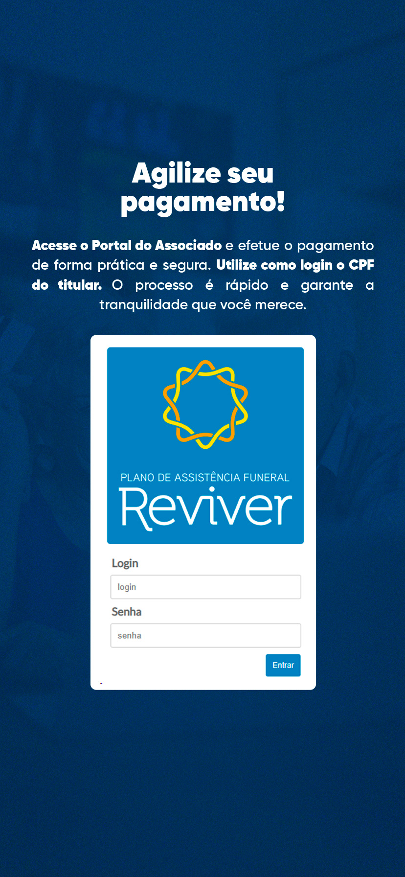 Pagamento de boletos — Portal do Associado