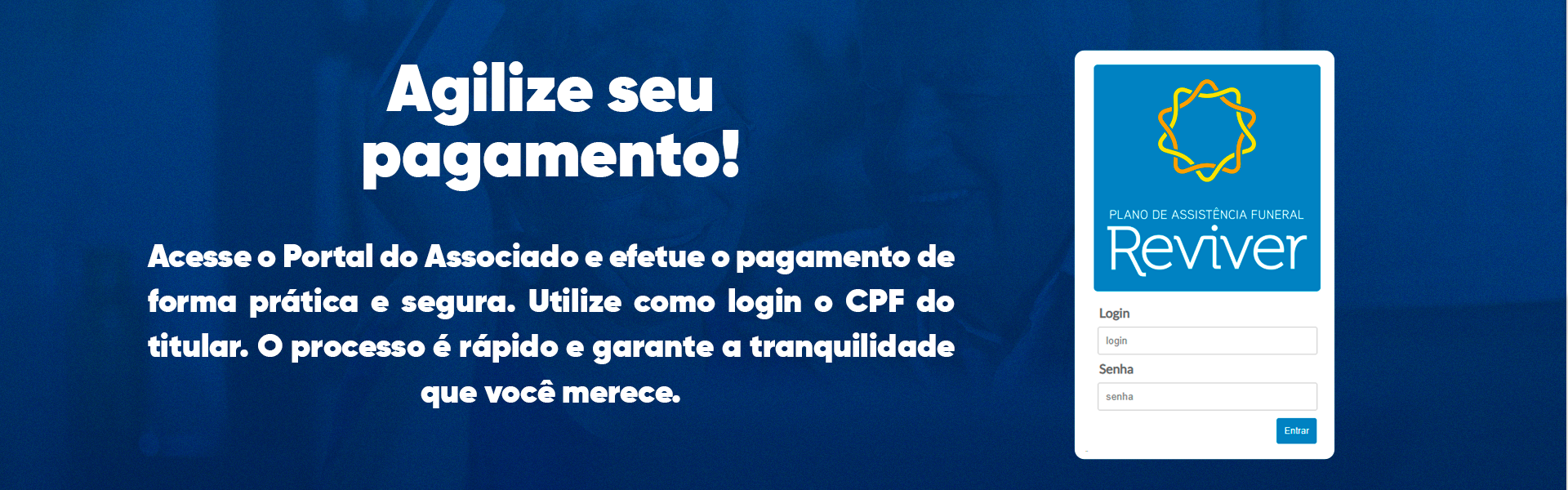 Pagamento de boletos — Portal do Associado